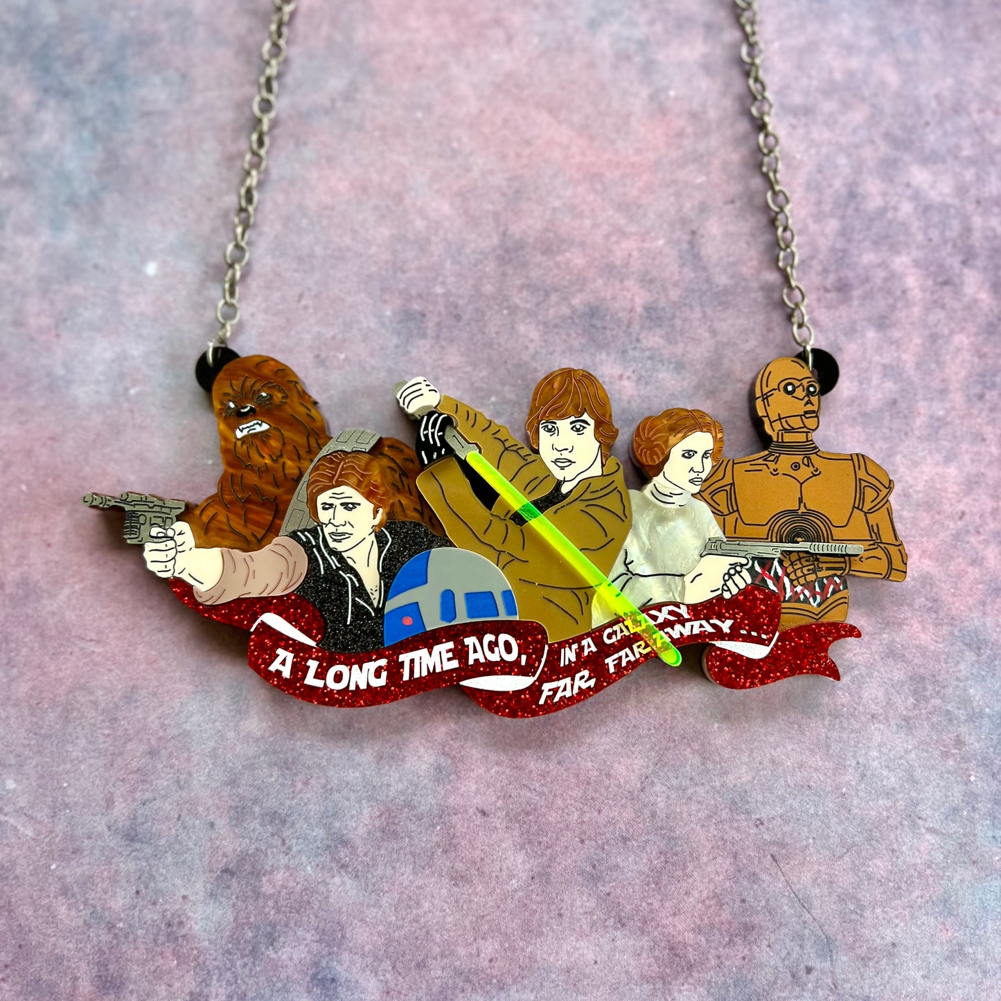 Intergalactic Crew Statement Necklace