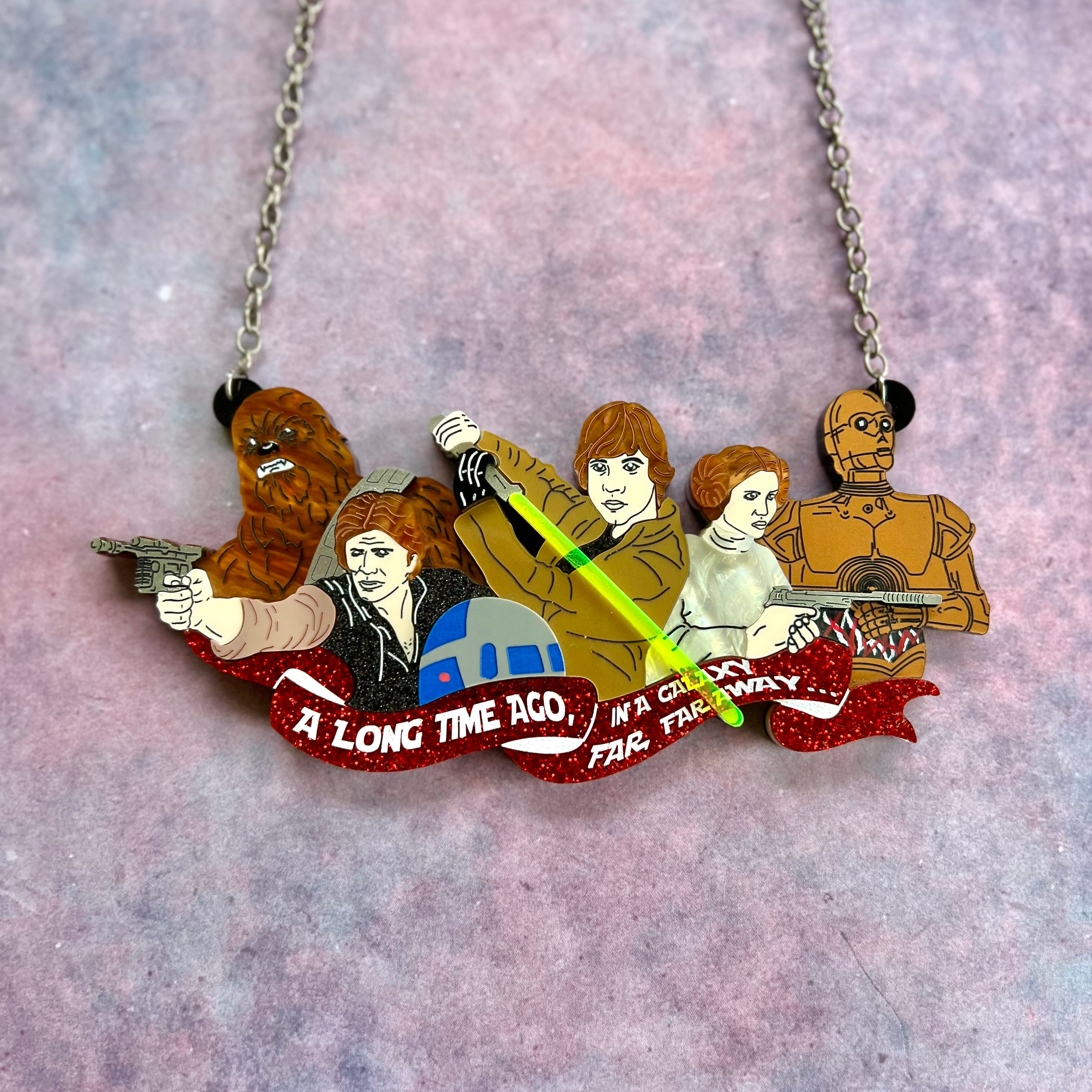 Intergalactic Crew Statement Necklace