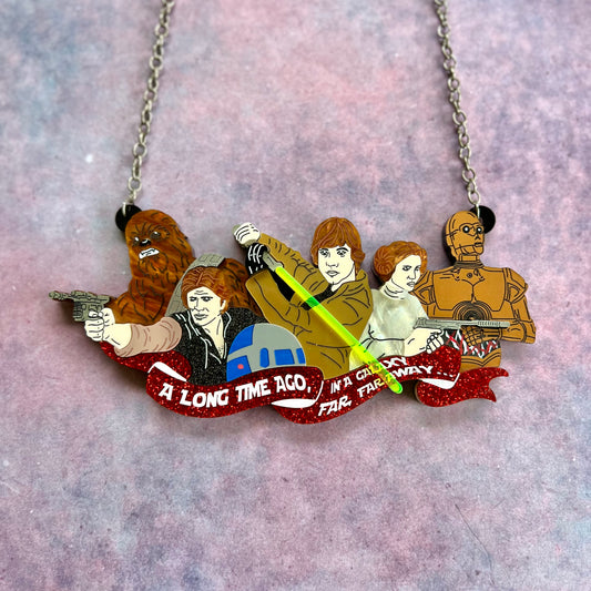 Intergalactic Crew Statement Necklace