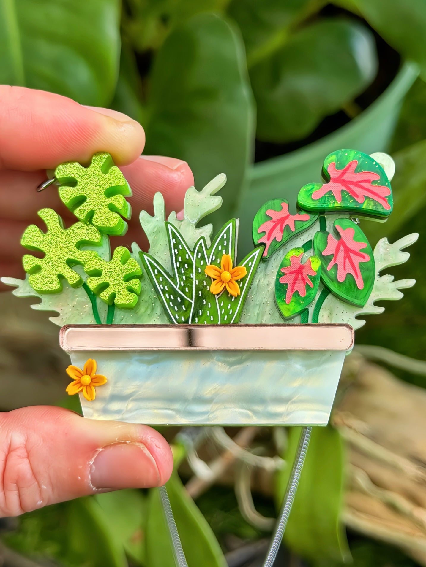 Planter Box Necklace