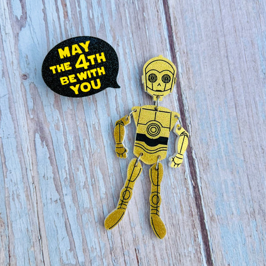 Word Bubble Brooch