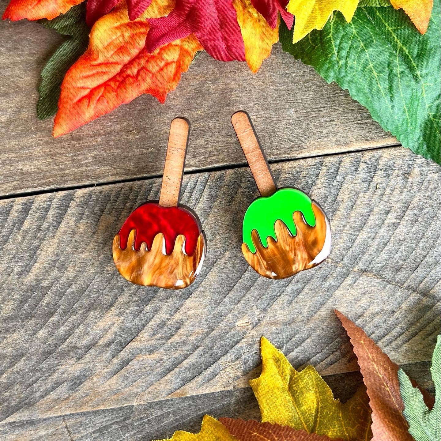 Candy Apple Brooch