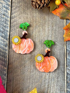 Pumpkin Dangle Earrings