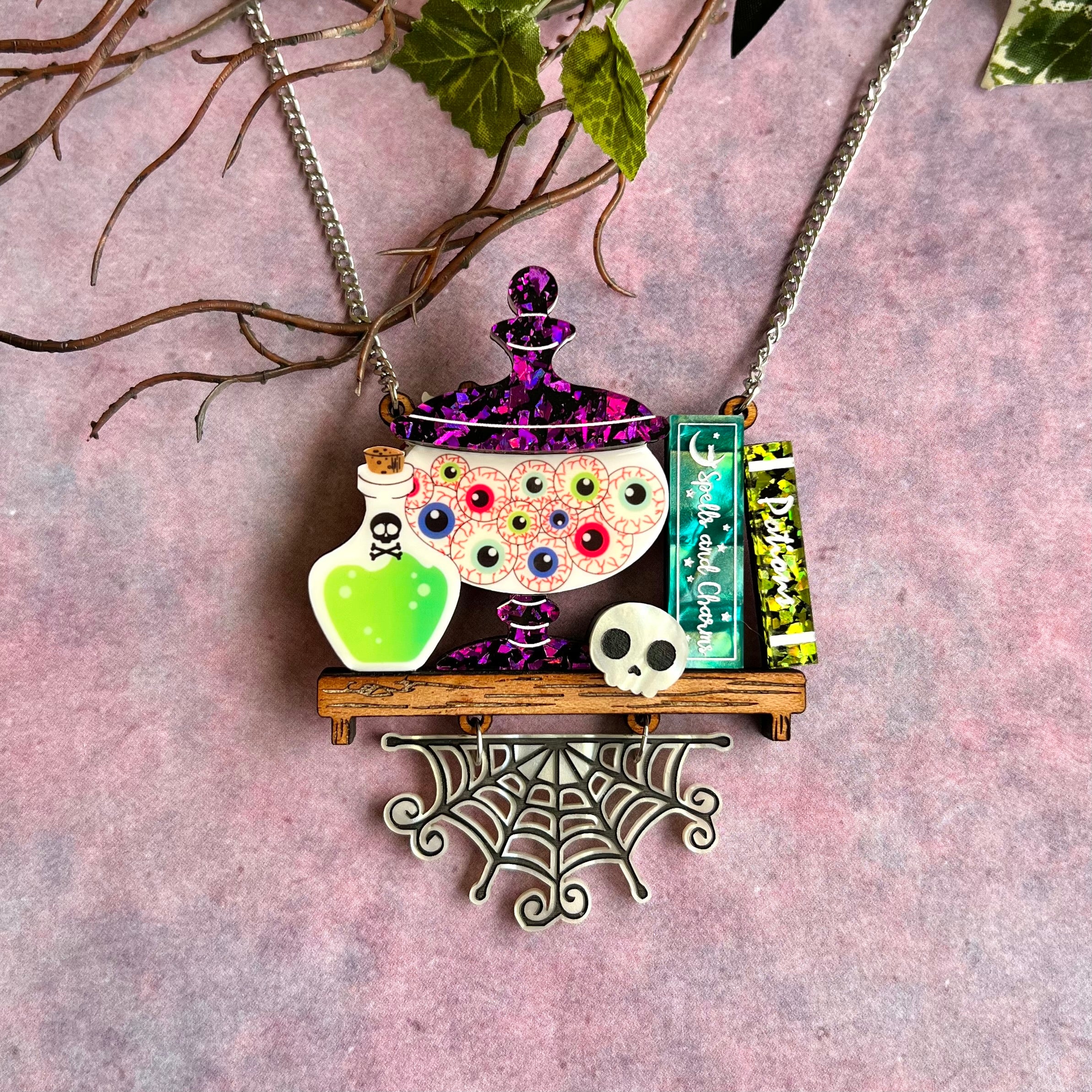 Spooky Shelf Necklace