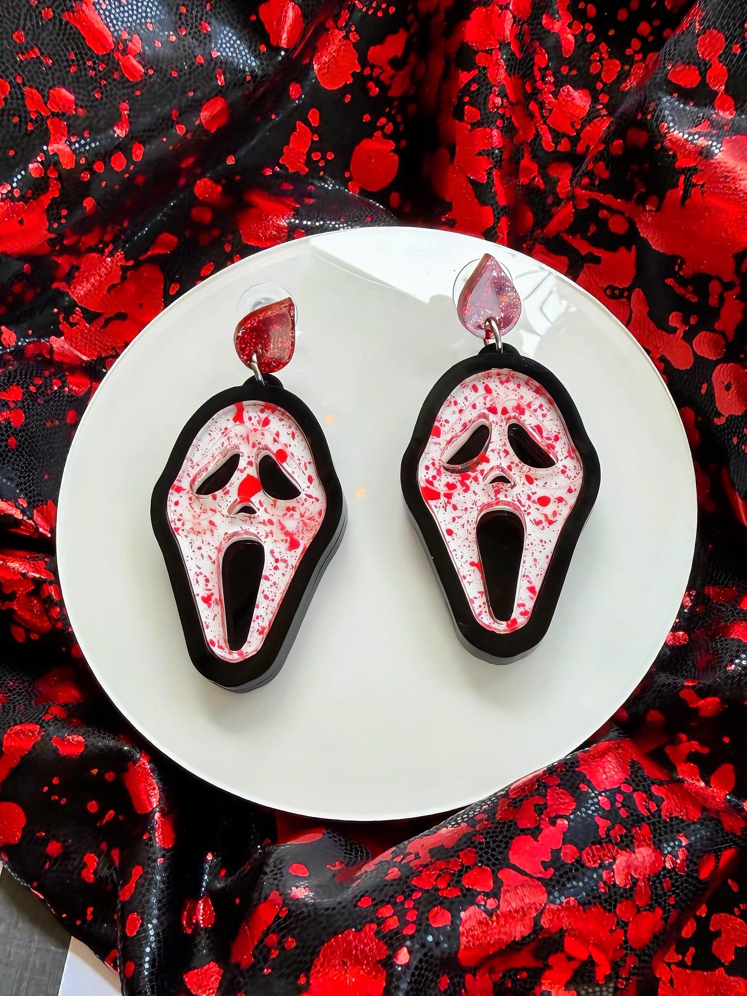 Ghostface Earrings