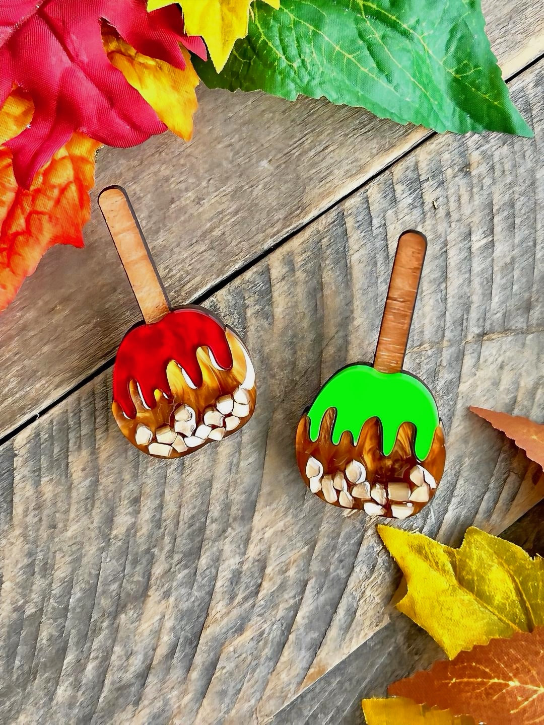 Candy Apple Brooch