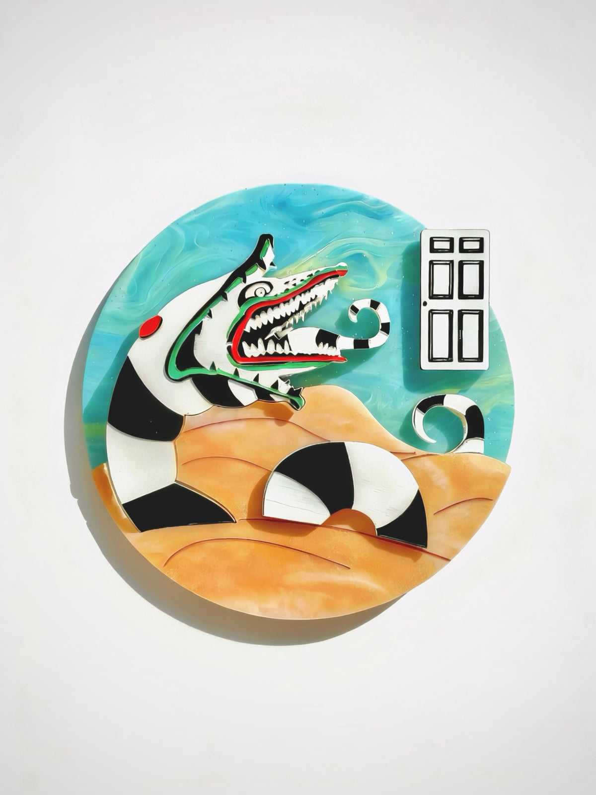 Sand Worm Brooch