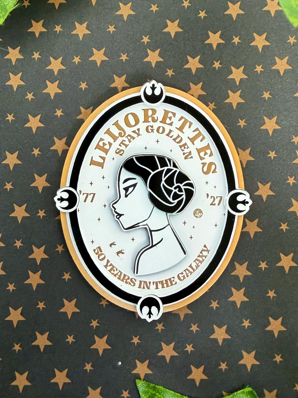 Leijorettes Custom Anniversary Brooch