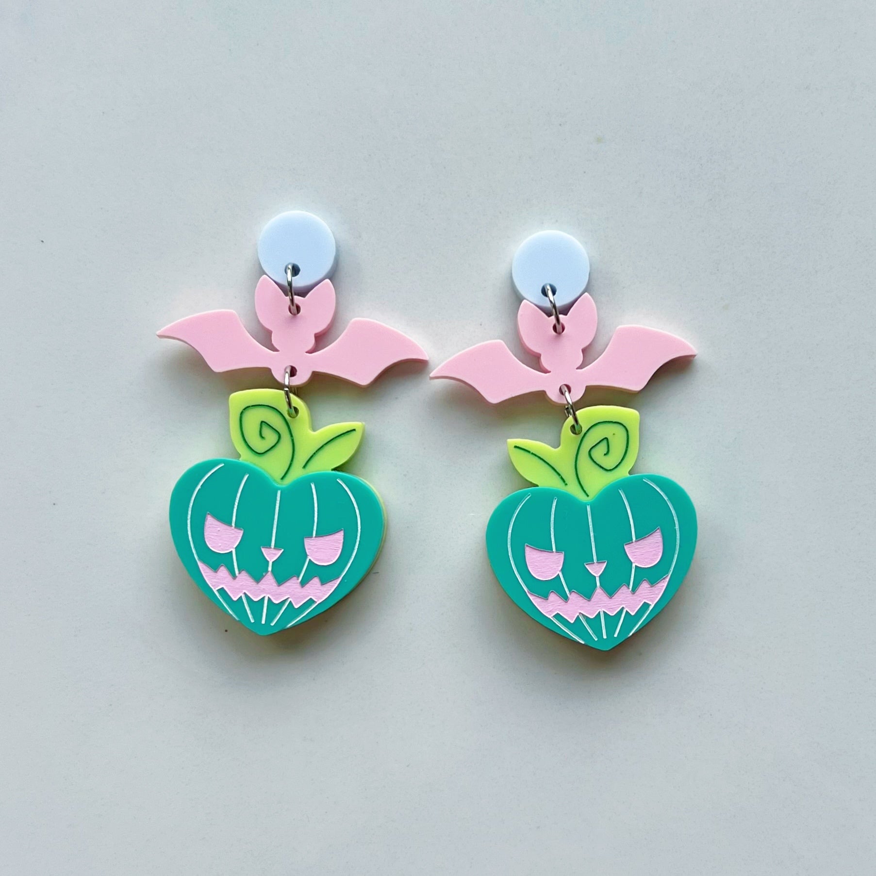 Pastel Jack-O’-Lantern Earrings