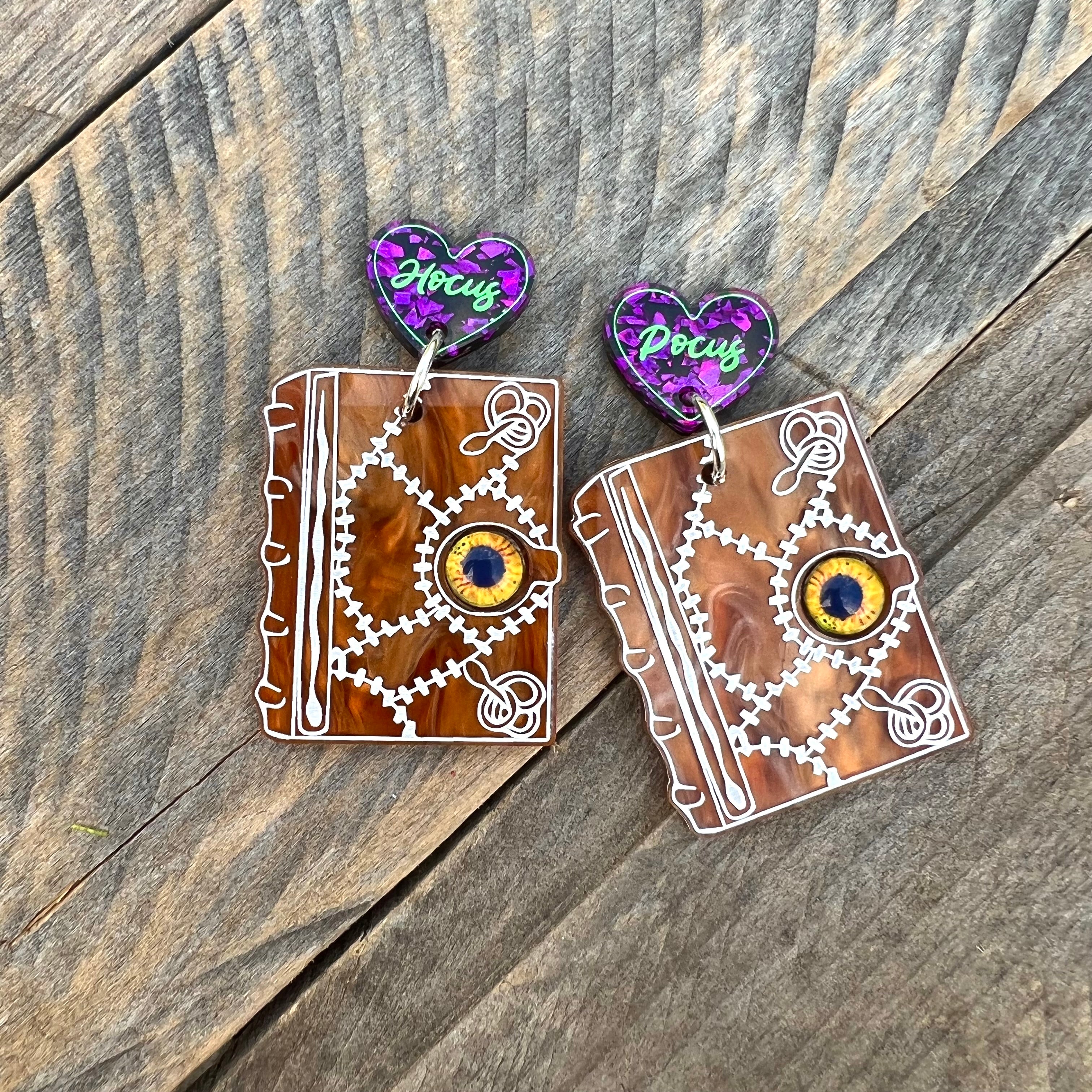 Book Earrings