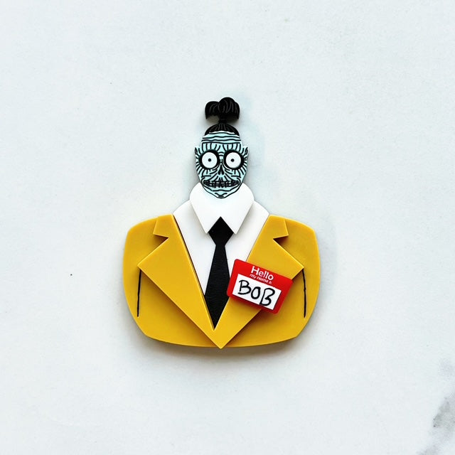 Custom order for Julie: Bob Brooch