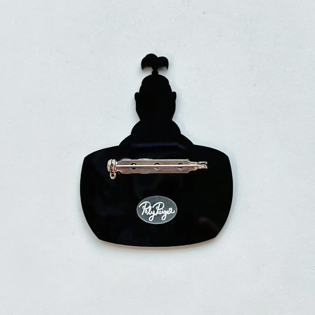 Custom order for Julie: Bob Brooch