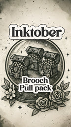 Inktober Brooch Treasure Pull Pack