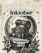 Inktober Necklace Treasure Pull