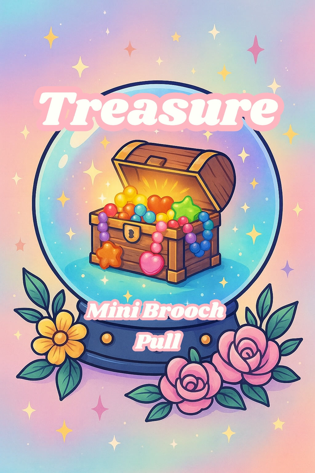 Mini Brooch Treasure Pull
