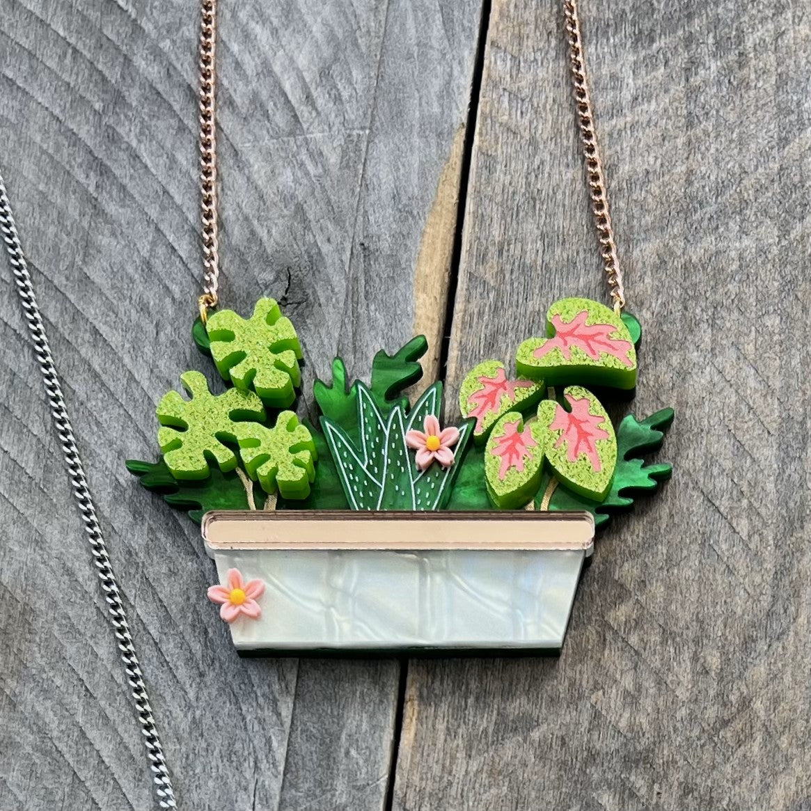 Planter Box Necklace