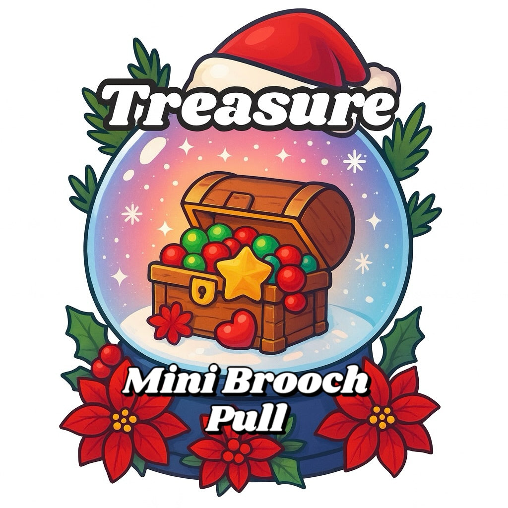 Holiday Mini Brooch Treasure Pull
