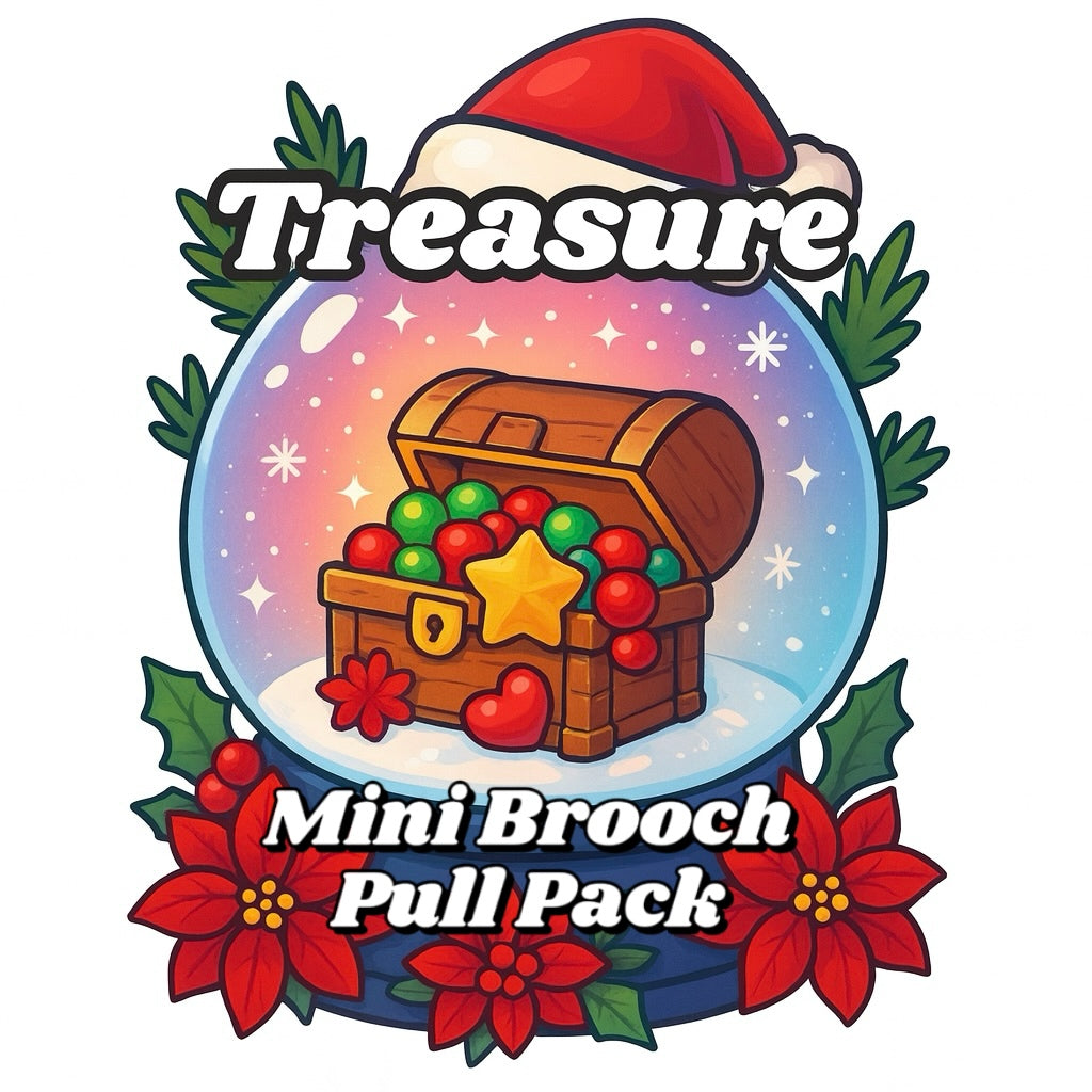 Holiday Mini Brooch Treasure Pull Pack