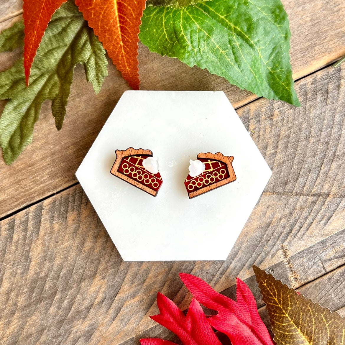 Cherry Pie Stud Earrings