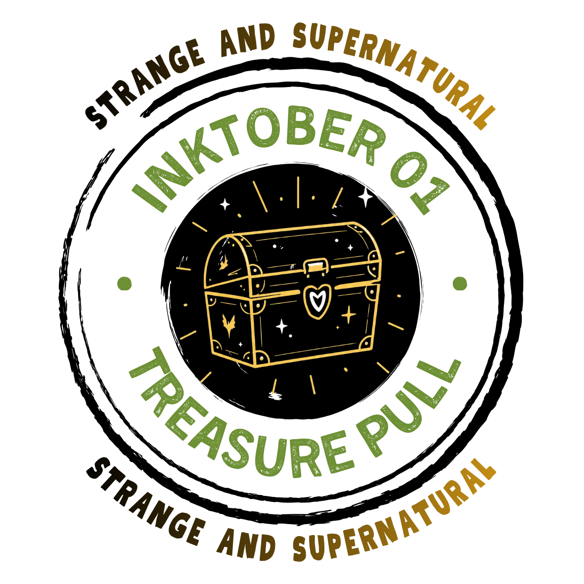 Treasure Pull - Inktober 01 Strange & Supernatural