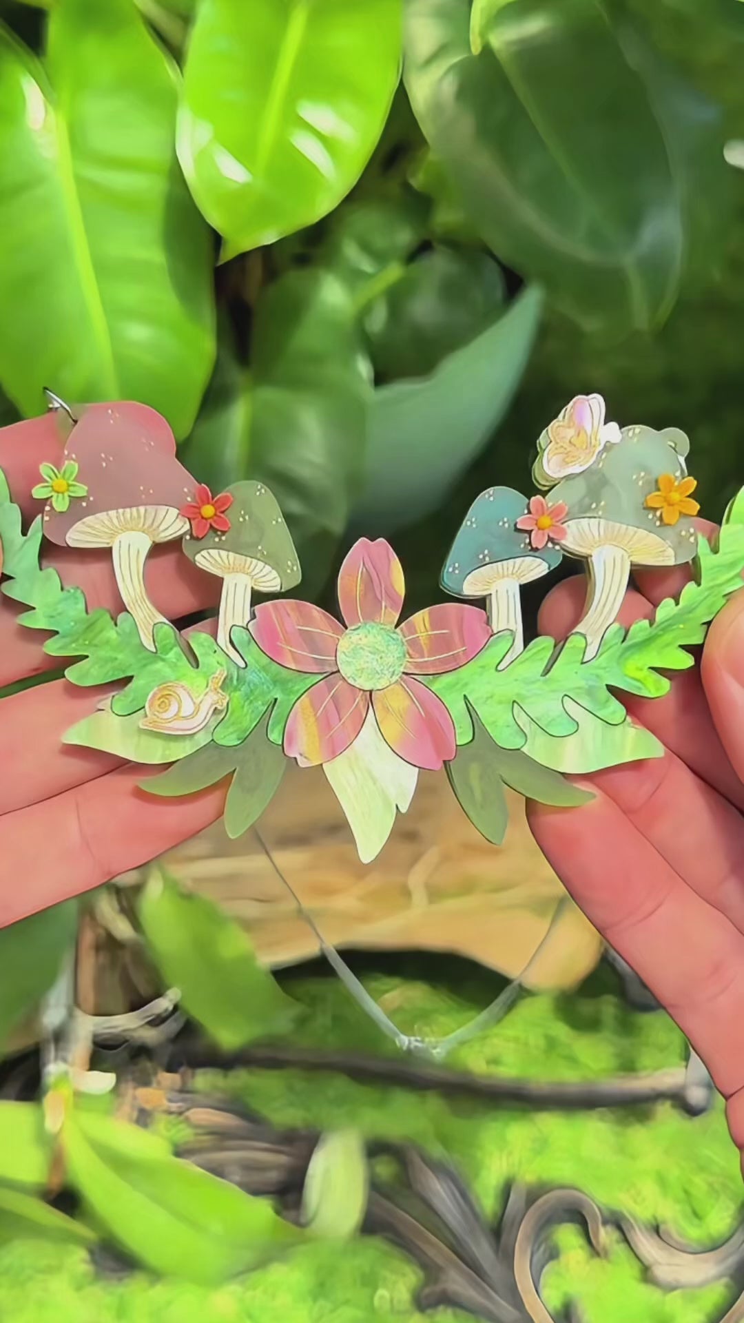 Merry Mushroom Necklace