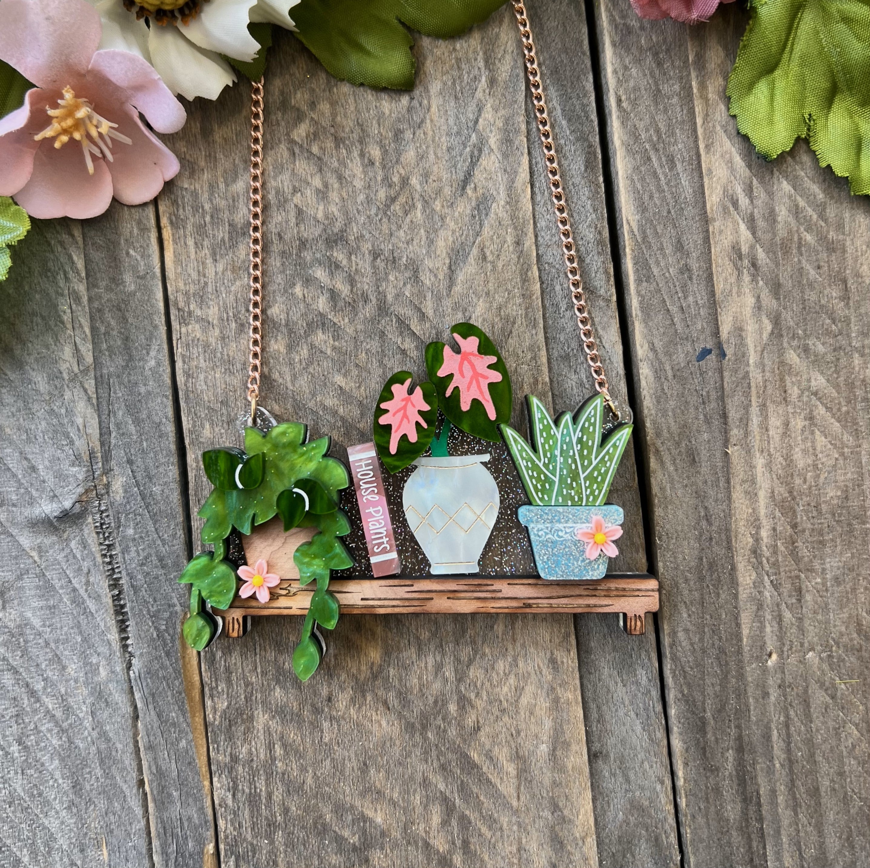 Plant Shelf Necklace